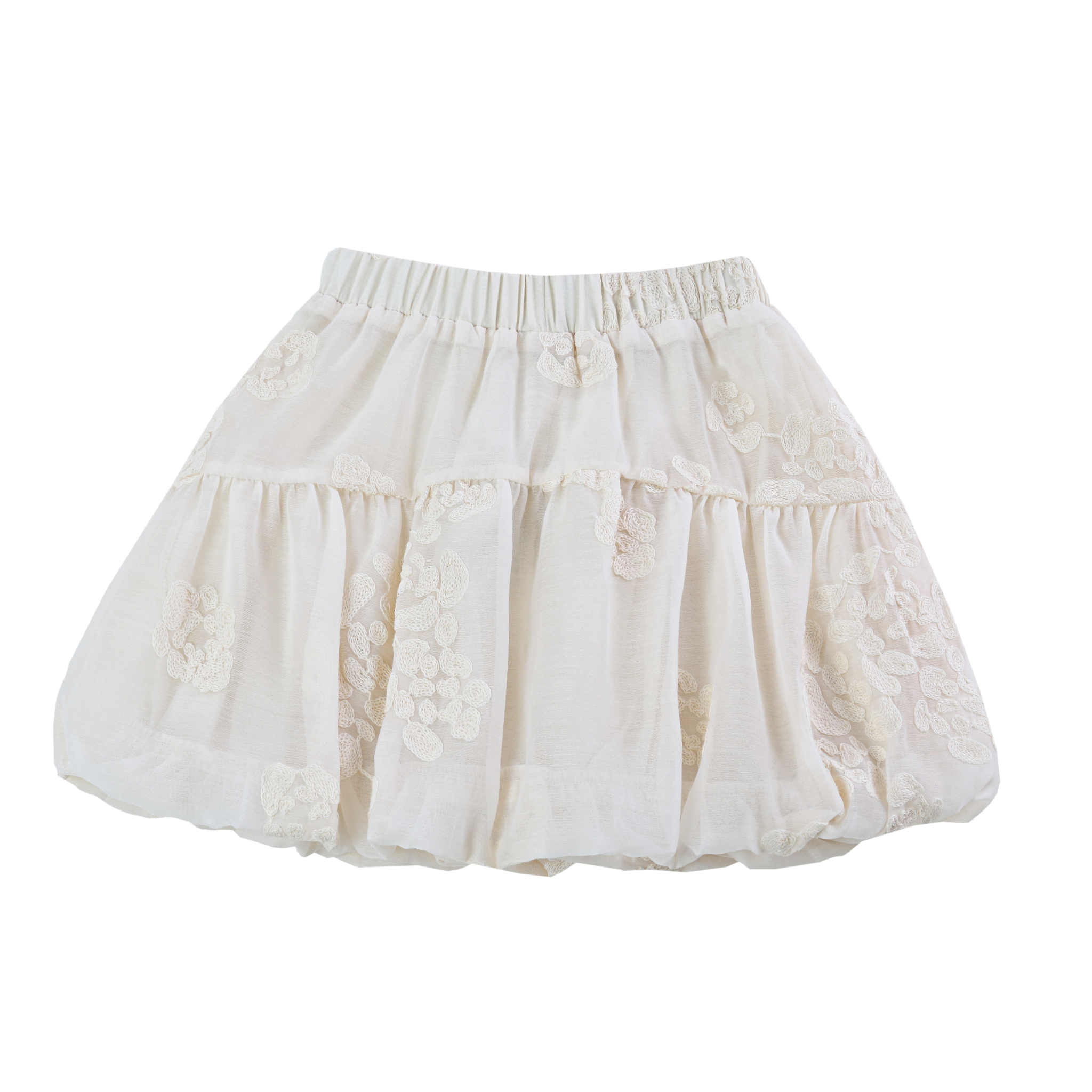 Kubwa Skirt | Warm White Blossom