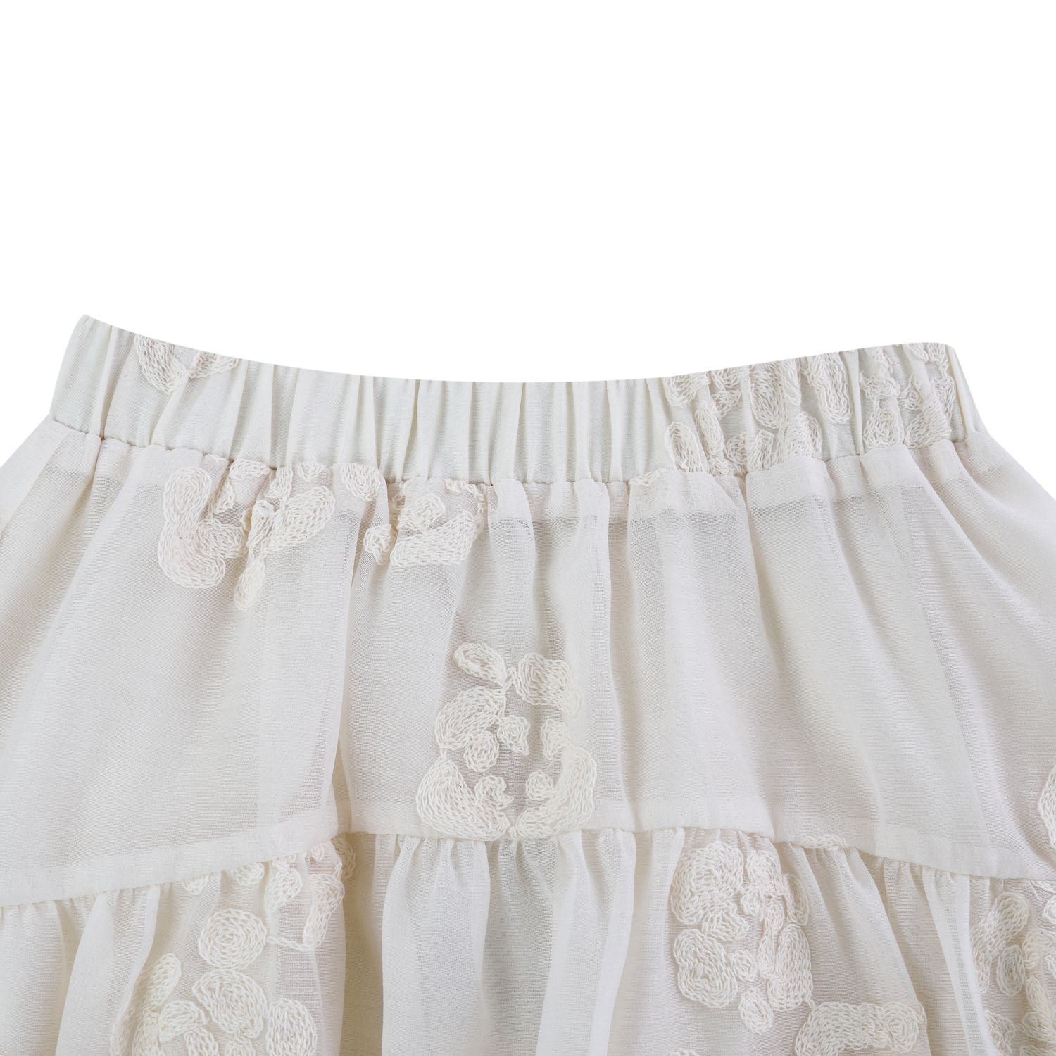 Kubwa Skirt | Warm White Blossom