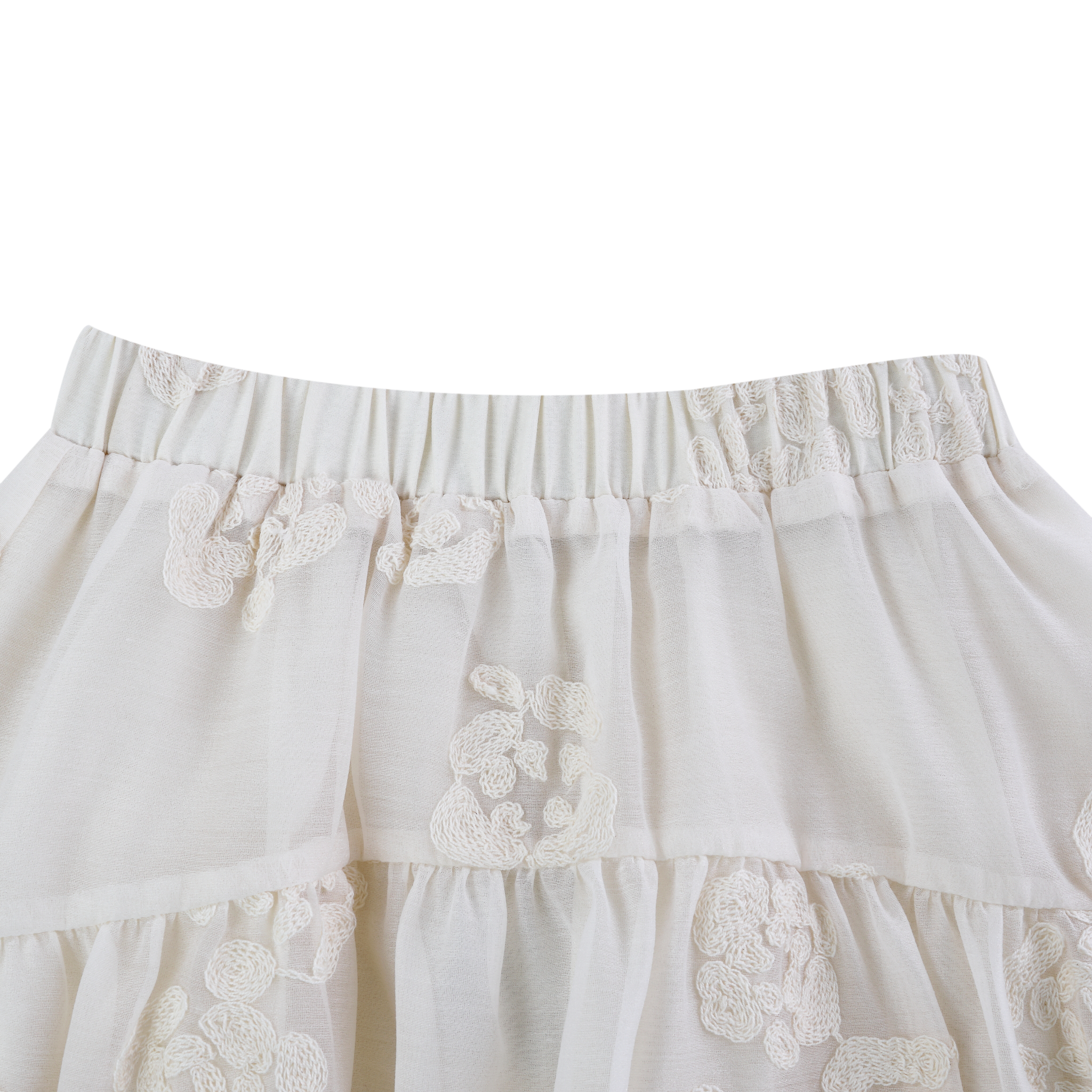 Kubwa Skirt | Warm White Blossom