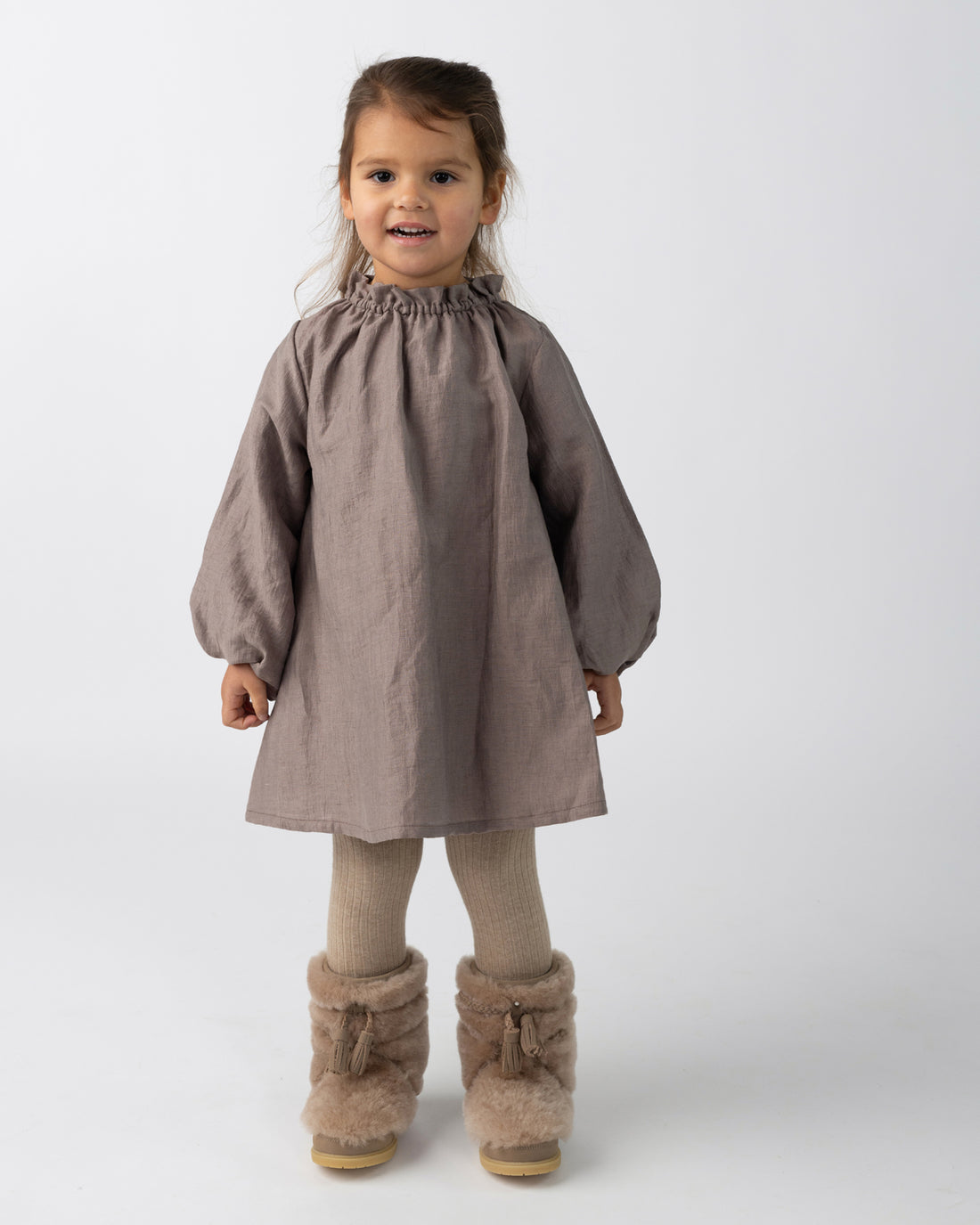 Leone Dress | Purple Mauve