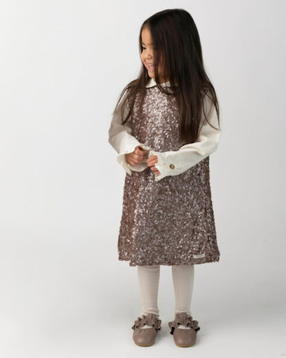 Iffie Ballerinas | Dark Lavender Sheep Leather