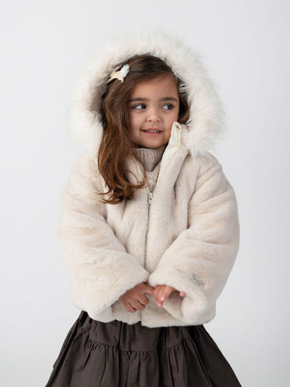Marigolde Jacket | Off White Teddy