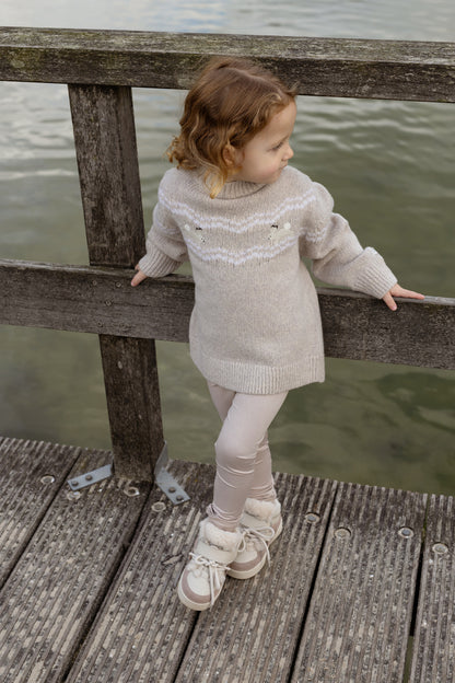 Nienja Leggings | Lavender Brown