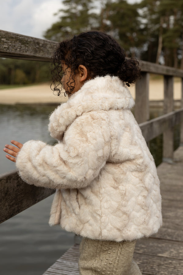 Noekie Jacket | Birch Teddy