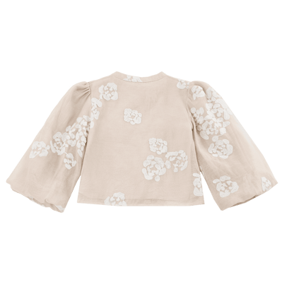 Opali Blouse | Soft Powder - White Blossom