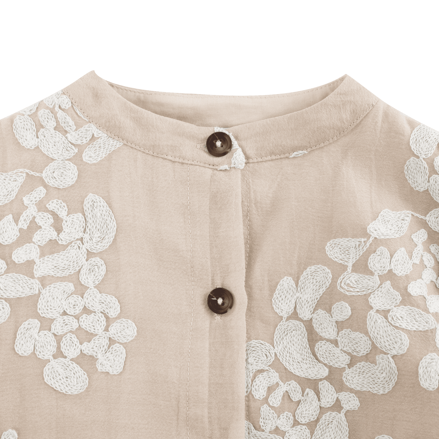 Opali Blouse | Soft Powder - White Blossom