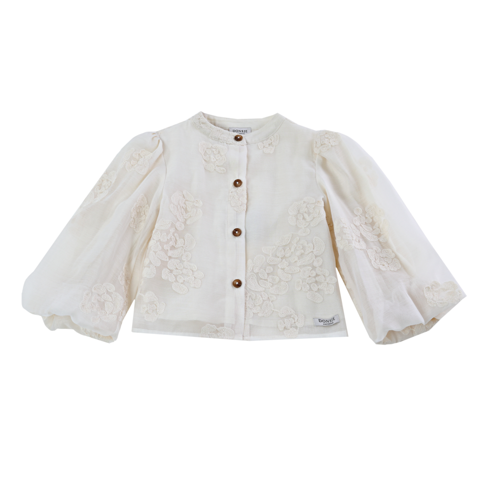 Opali Blouse | Warm White Blossom