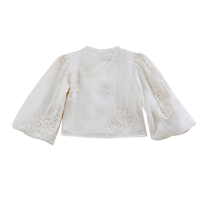 Opali Blouse | Warm White Blossom