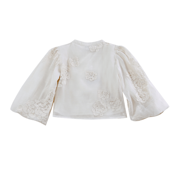 Opali Blouse | Warm White Blossom