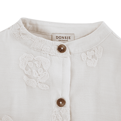 Opali Blouse | Warm White Blossom