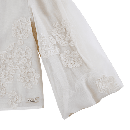Opali Blouse | Warm White Blossom
