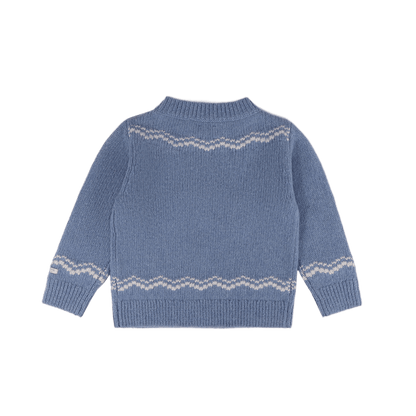 Selwyn Merino Wool Sweater | Lammy | Vintage Blue Melange