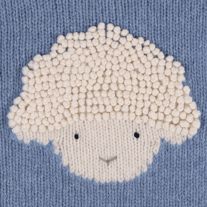 Selwyn Merino Wool Sweater | Lammy | Vintage Blue Melange