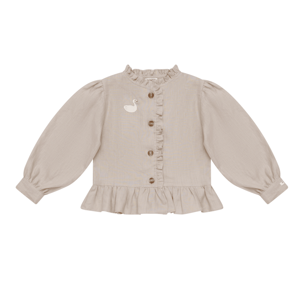 Siles Blouse | Swan | Soft Taupe