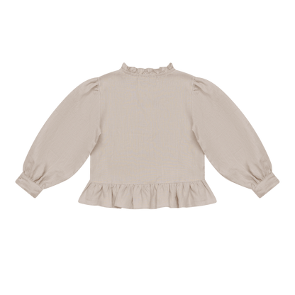 Siles Blouse | Swan | Soft Taupe