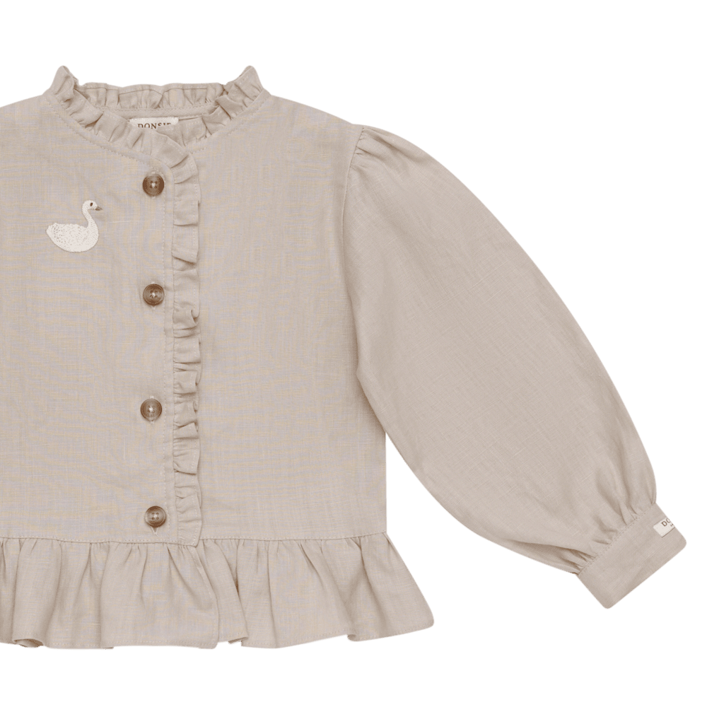 Siles Blouse | Swan | Soft Taupe
