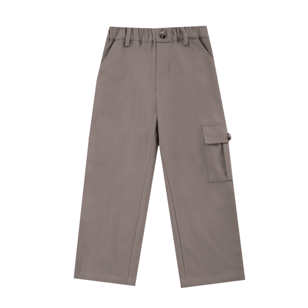 Theoule Trousers | Dark Taupe Melange