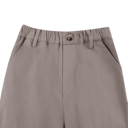 Theoule Trousers | Dark Taupe Melange