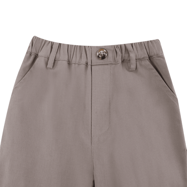 Theoule Trousers | Dark Taupe Melange