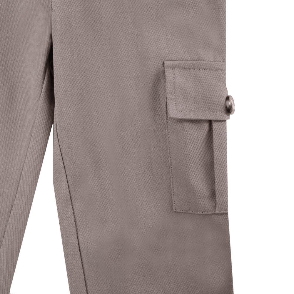 Theoule Trousers | Dark Taupe Melange