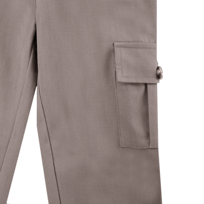 Theoule Trousers | Dark Taupe Melange