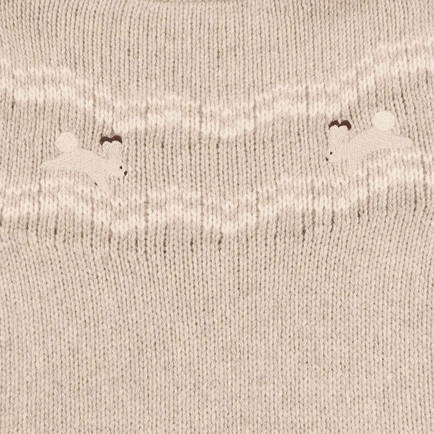 Yohana Merino Wool Sweater | Arctic Hares | Lavender Brown Melange