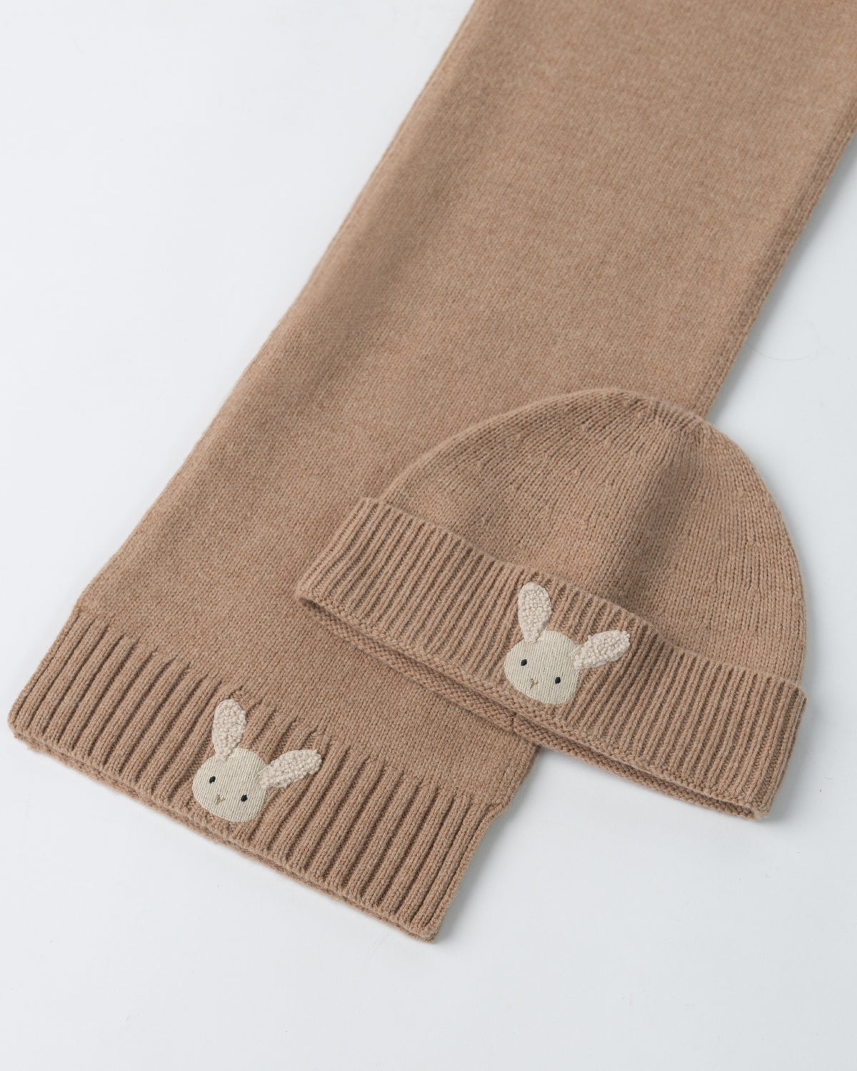 Evaran Merino Wool Hat | Fluffy Bunny | Hazelnut