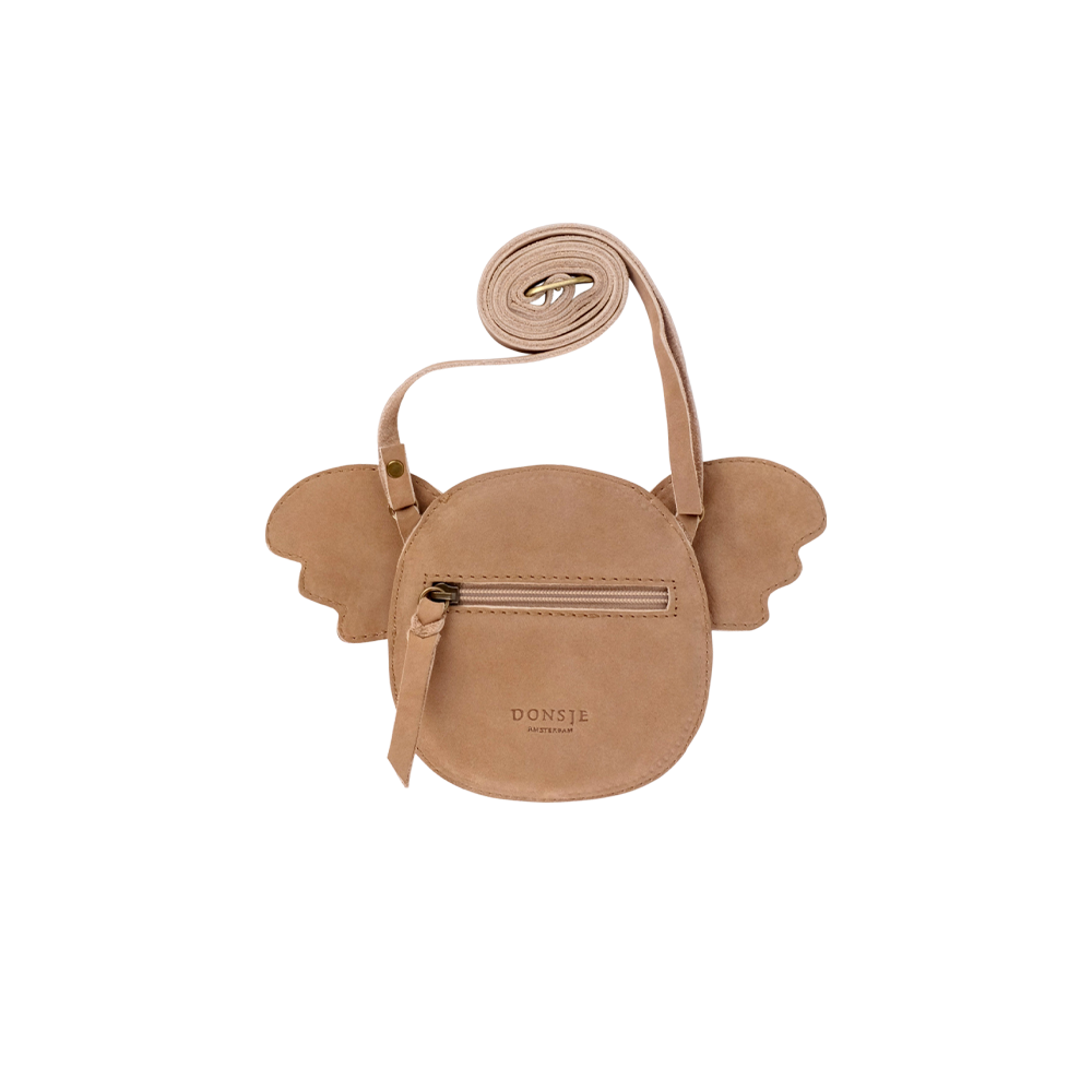 Donsje Britta Classic Purse koala コアラ Britta Classic Purse | Koala | Truffle Nubuck – Donsje Amsterdam