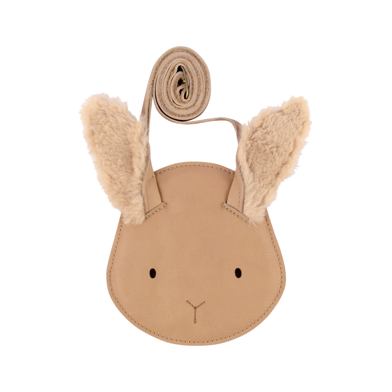 Britta Exclusive Purse | Fluffy Bunny | Light Rust Leather