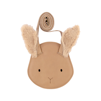 Britta Exclusive Purse | Fluffy Bunny | Light Rust Leather