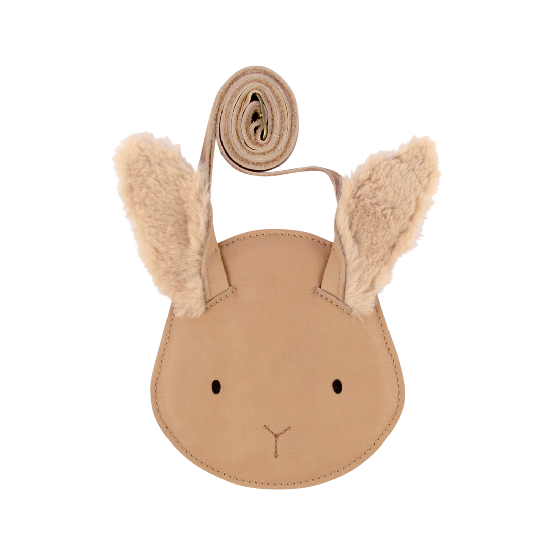 Britta Exclusive Purse | Fluffy Bunny | Light Rust Leather