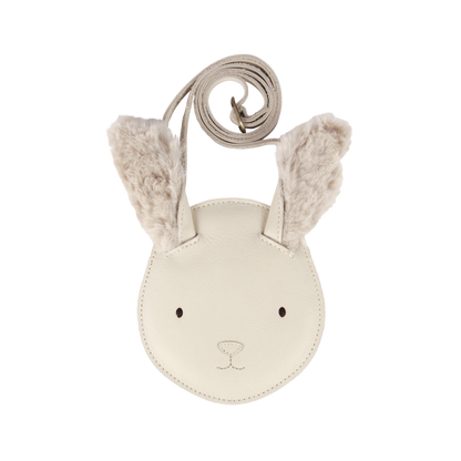 Britta Exclusive Purse | Rabbit | Cream Leather