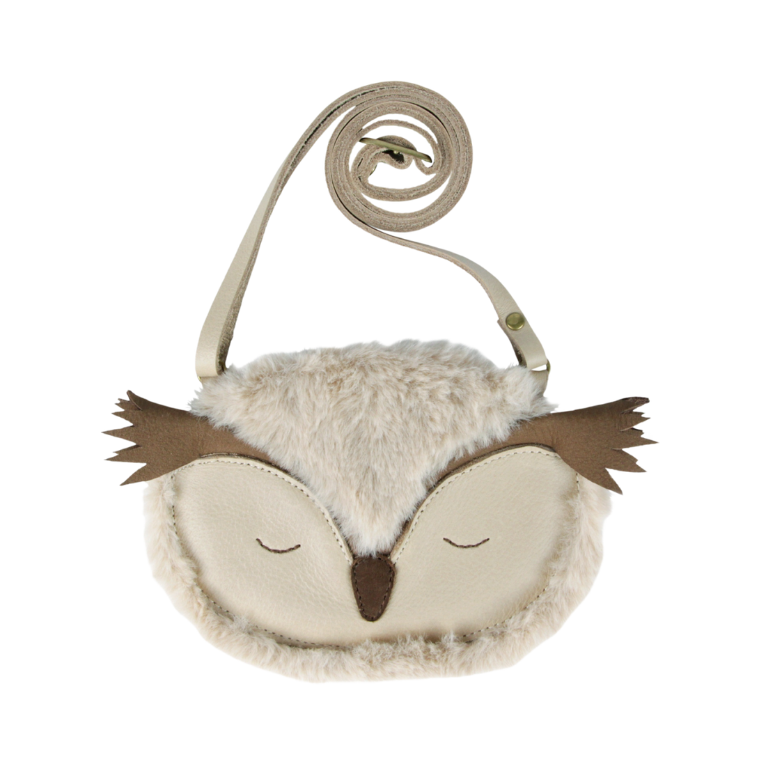 Britta Exclusive Purse | Owl | Ivory Classic Leather