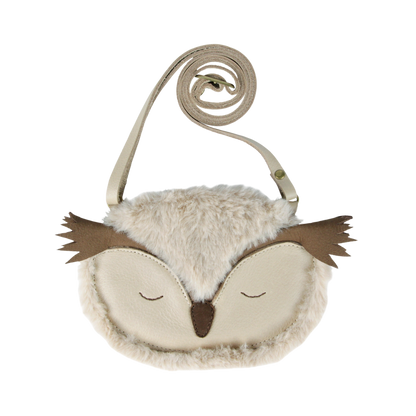 Britta Exclusive Purse | Owl | Ivory Classic Leather