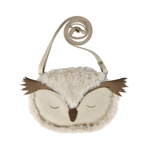 Britta Exclusive Purse | Owl | Ivory Classic Leather – Donsje