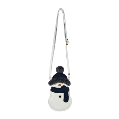 Britta Exclusive Purse | Snowman | Off White Leather