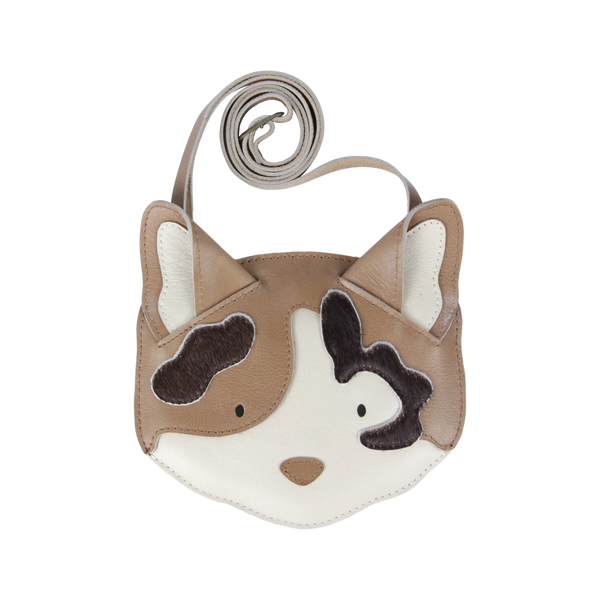 Britta Exclusive Purse | Calico Cat | Nutmeg Leather