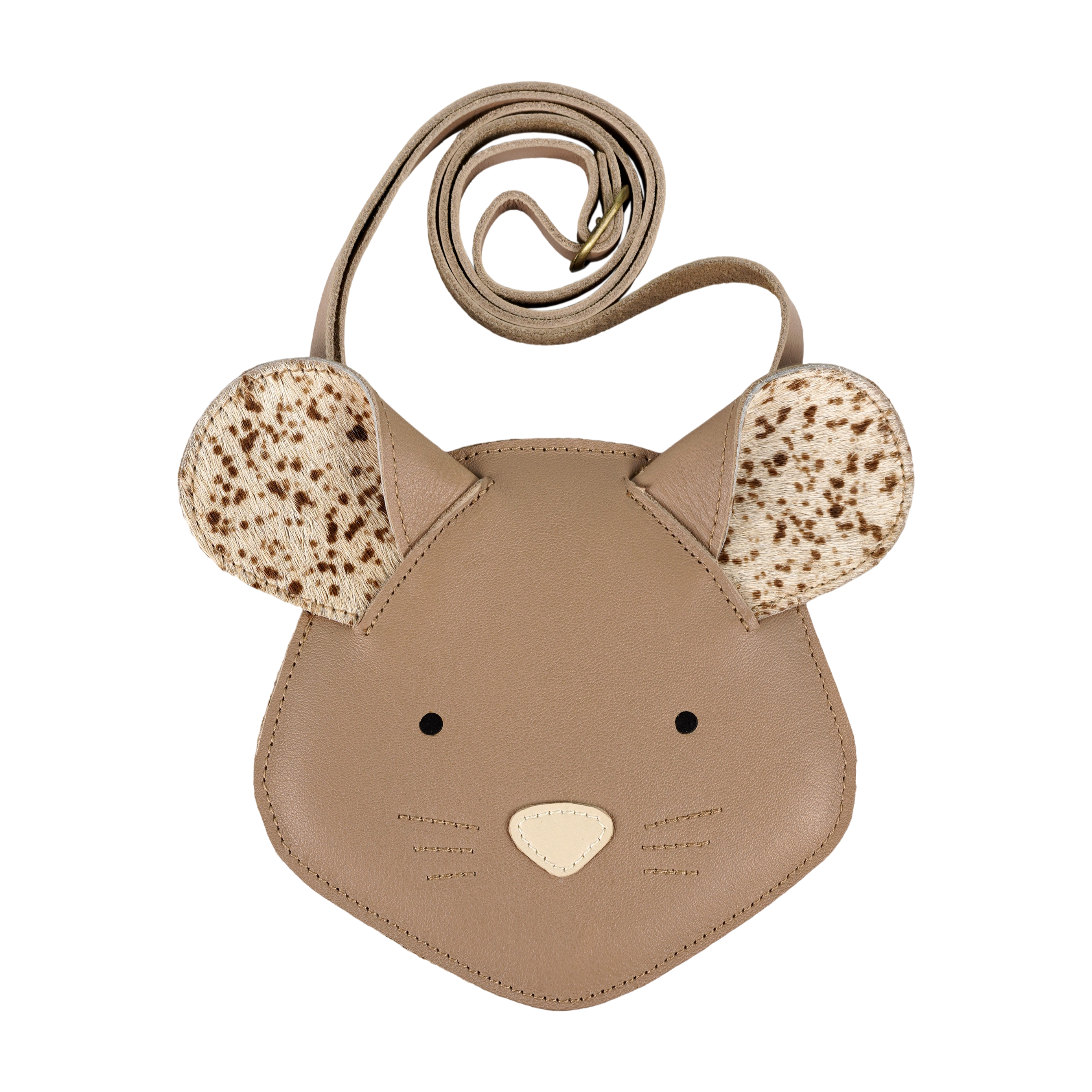 Britta Exclusive Purse | Mouse | Praline Leather