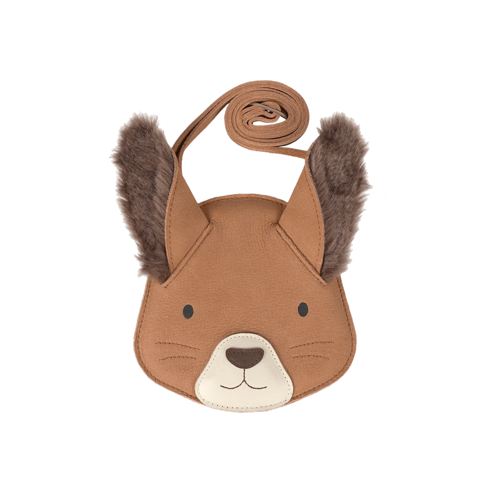Britta Exclusive Purse | Fluffy Squirrel | Walnut Nubuck