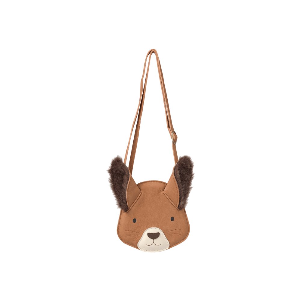 Britta Exclusive Purse | Fluffy Squirrel | Walnut Nubuck