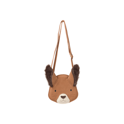Britta Exclusive Purse | Fluffy Squirrel | Walnut Nubuck