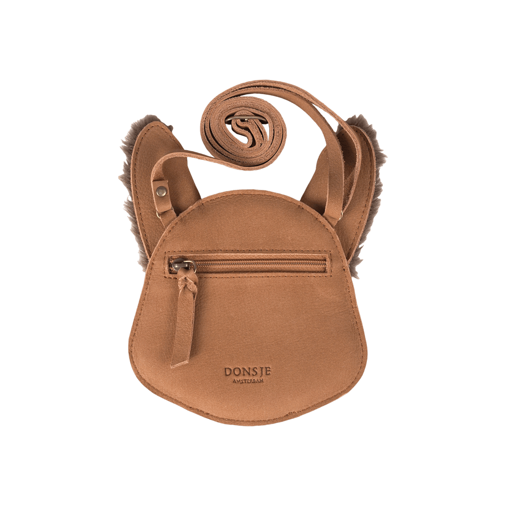 Britta Exclusive Purse | Fluffy Squirrel | Walnut Nubuck