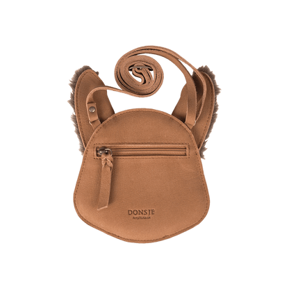 Britta Exclusive Purse | Fluffy Squirrel | Walnut Nubuck