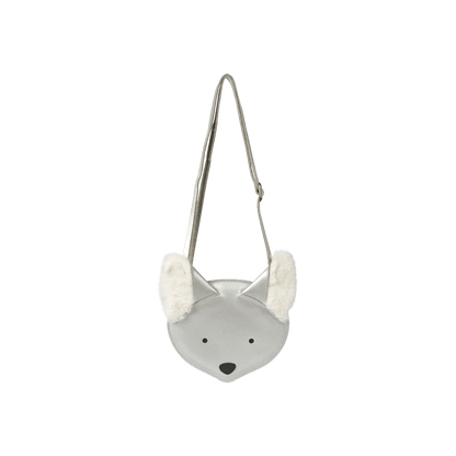 Britta Exclusive Purse | Polar Fox | Silver Grey Metallic Leather