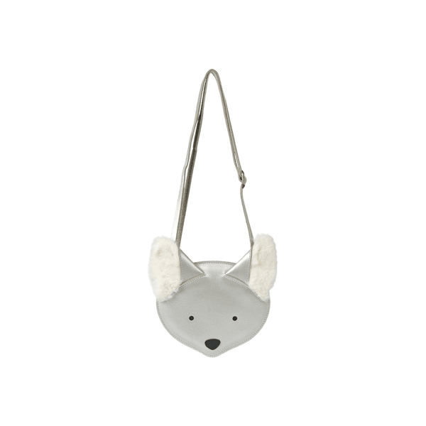 Britta Exclusive Purse | Polar Fox | Silver Grey Metallic Leather