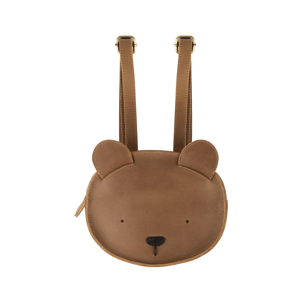 Kapi Classic Backpack | Bear | Cognac Classic Leather