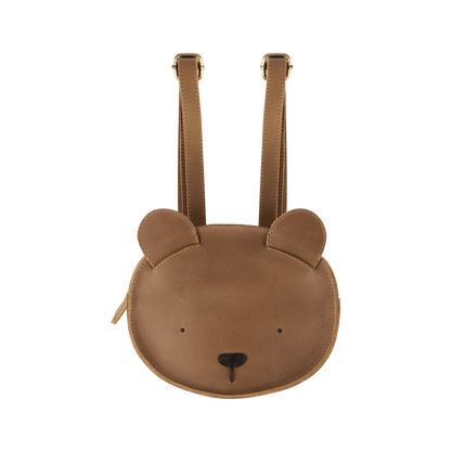 Kapi Classic Backpack | Bear | Cognac Classic Leather