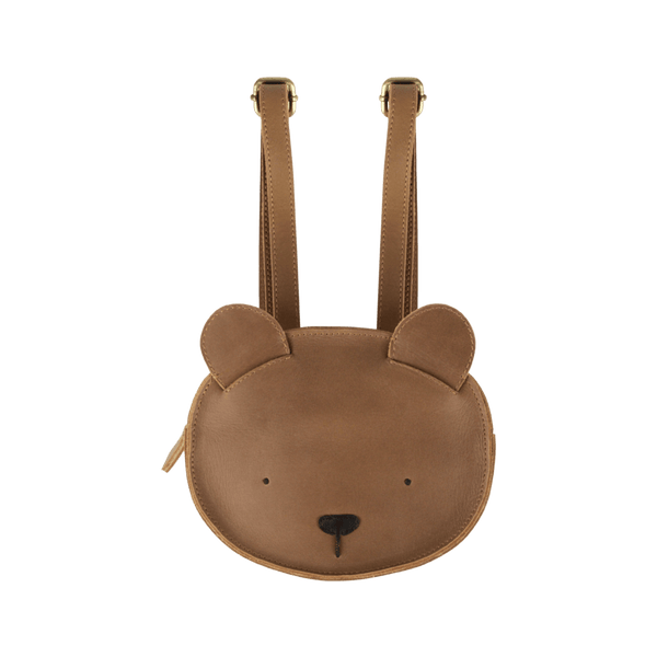 Kapi Classic Backpack | Bear | Cognac Classic Leather