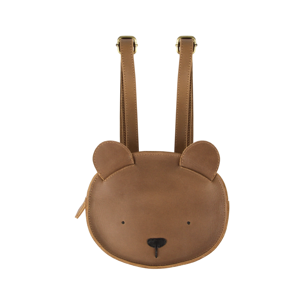 Kapi Classic Backpack | Bear | Cognac Classic Leather