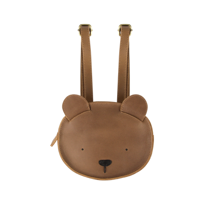 Kapi Classic Backpack | Bear | Cognac Classic Leather